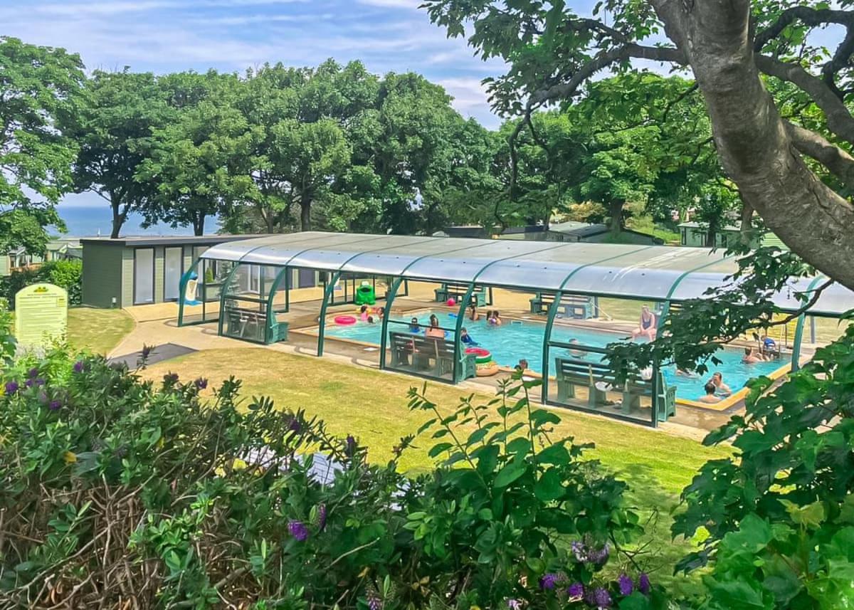 Morfa Bychan Holiday Park Llanychaiarn Exterior foto